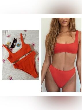 PacSun LA Hearts Bianca Scrunch Bikini Set 🌞